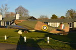 NONE @ EGLM - Replica Hawker Hurricane at White Waltham by the clubhouse. It is normally stored at Shoot Aviation film studios at the southern corner of the aerodrome. - by moxy