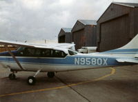 N9580X @ KBIL - Plane my Dad flew for Associated Engineers in early 80's - by Mark Curtiss