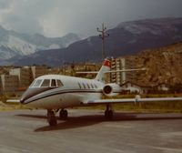 HB-VDB @ LSGS - Picture taken during fuelstop in Sion / SIR-LSGS, Valais; Switzerland. 
On 25.June 1976 during holydays when I was 19y old. - by Gerhard Jud