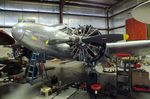 N64463 @ KSPI - Beechcraft C18S Twin Beech (C-45 Expeditor) undergoing maintenance at the Air Combat Museum, Springfield IL