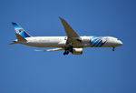 SU-GET @ EGLL - Boeing 787-9 Dreamliner on finals to 9R London Heathrow. - by moxy