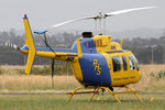 VH-PHL @ YLTV - Rear Stbd view of Blue/ Yellow Professional Helicopter Services (PHS) Bell 206L-1 LongRanger VH-PHL Cn 45177 parked at Latrobe Valley Airport (YLTV) Morwell on 20Jan2014. The helo has ‘bubble windows’ and wore Code Firebird 329. - by Walnaus47