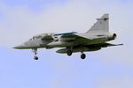 9820 @ LFRJ - Saab JAS-39D Gripen, On final rwy 26, Landivisiau Naval Air Base (LFRJ) Tiger Meet 2017 - by Yves-Q