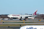 UNKNOWN @ KJFK - Qatar B777 freighter landing JFK - by Ronald Barker