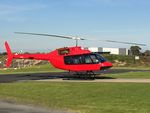 VH-LLA @ YMMB - Bell 206B JetRanger in new livery, Moorabbin, 2020-06-11