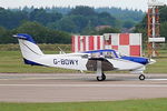 G-BOWY @ EGSH - Departing from Norwich. - by Graham Reeve