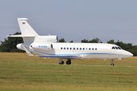 M-DUBS @ OXF - New Falcon 900LX departing Oxford - by Bob Symes