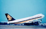 9V-SQP @ LMML - B747 9V-SQP Singapore Airlines - by Raymond Zammit