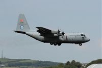 63-13186 @ EGPK - Turkish Air Force C-130E on finals for Prestwick Airport - by Douglas Connery