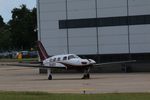 N14EF @ EGSH - Seen parked at Saxon Norwich - by AirbusA320