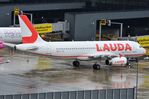 OE-LMG @ LOWW - Laudamotion A320 in rainy Vienna - by FerryPNL