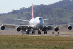 VH-OEJ @ YSCB - Qantas B747-438 VH-OEJ Cn 32914 rolling out at Canberra International Airport YSCB on Rwy 17 on 17Jul2020 - ending the last ever Qantas Boeing 747 Passenger Flight. The aircraft flew from Kosciuszko NP before orbiting Canberra and returning to YSCB. - by Walnaus47