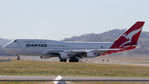 VH-OEJ @ YSCB - Qantas B747-438 VH-OEJ Cn 32914 taxies back to Canberra International Airport YSCB on 17Jul2020 - ending the last ever Qantas Boeing 747 Passenger Flight. The aircraft flew from Kosciuszko NP before orbiting Canberra and returning to YSCB. - by Walnaus47