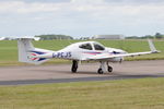 G-PCJS @ EGSH - Leaving Norwich. - by keithnewsome