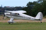 G-LUSK @ X3CX - Landing at Northrepps. - by Graham Reeve