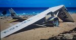 VH-KPW - Wreck of VH-KPW on a beach on Turtle Island (Pisonia Island) on a Micro Light flight out of Iron Range airstrip en route to Cape York. Queensland, Australia; 1984. - by Steve Windon c/o Orana Films (Australia). 