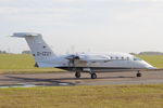 D-IZZY @ EGSH - Leaving Norwich following overnight stay. - by keithnewsome