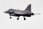 9238 @ LFRJ - Saab JAS-39C Gripen, On final rwy 26, Landivisiau Naval Air Base (LFRJ) Tiger Meet 2017 - by Yves-Q