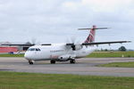 G-FBXA @ EGSH - Arriving at Norwich from Germany with colour scheme. - by keithnewsome