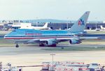 N602AA @ EGLL - At London Heathrow, early 1990's. - by kenvidkid