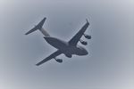 03-3121 @ EDW - C-17 low fly by Edwards, confirmed with ADSB AE1232
