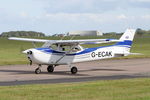 G-ECAK @ EGSH - Arriving at Norwich. - by keithnewsome