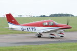 G-ATYS @ EGSH - Leaving Norwich. - by keithnewsome
