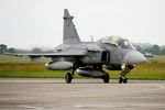 9820 @ LFRJ - Saab JAS-39D Gripen, Taxiing to flight line, Landivisiau Naval Air Base (LFRJ) Tiger Meet 2017 - by Yves-Q