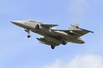 9820 @ LFRJ - Saab JAS-39D Gripen, Short approach rwy 26, Landivisiau Naval Air Base (LFRJ) Tiger Meet 2017 - by Yves-Q