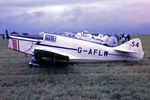 G-AFLW @ EGDT - G-AFLW   Miles M.17 Monarch [792] Wroughton~G 28/06/1987 - by Ray Barber
