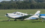 G-BMPC @ EGBT - Parked without its prop and cowling at Turweston, Bucks - by Chris Holtby