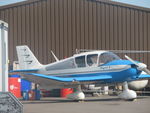 G-BYHP @ EGBT - Parked near hangar at Turweston, Bucks - by Chris Holtby