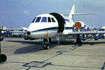 N908FR @ EGUN - N908FR   Dassault Falcon 20DC [207] (FR Aviation) RAF Mildenhall~G 23/05/1987 - by Ray Barber