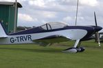 G-TRVR @ EGTH - Vans RV-7 sporting its finished paint job at Old Warden - by Chris Holtby