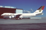 LN-AET @ CPH - Copenhagen 9.1987 lease to Gulf Air. - by leo larsen