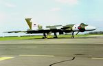 XH558 @ EGXW - At the Waddington 1990 photocall. - by kenvidkid