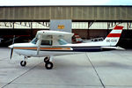OE-CUS @ LOAV - OE-CUS   Cessna 152 [152-04488] Bad Voslau~OE 02/05/1983 - by Ray Barber