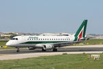 EI-RDI @ LMML - Embraer 175LR EI-RDI Alitalia - by Raymond Zammit