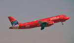 N615JB @ KJFK - Takeoff City of NYFD  JFK - by Ronald Barker