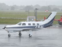 2-MLBU @ EGBJ - Taxing in at a wet Gloucestershire Airport. - by James Lloyds