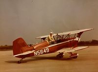 N5649 - Photo of my Father, EA Lewis and the Starduster Too he built. Would love to know more about where it is today. Eric Lewis elewis1969@gmail.com - by Rose Mary Lewis