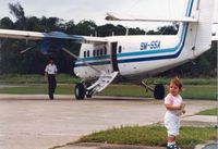 9M-SSA @ LUTO - 9M-SSA at Lutong Airport ca 1989 - by Martin Bosma