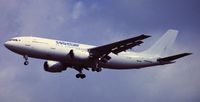 OY-CNL @ EBBR - Approaching rwy 25L at Brussels; scan from slide - by j.van mierlo