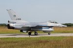 J-008 @ LFRJ - General Dynamics F-16AM Fighting Falcon, Taxiing to flight line, Landivisiau Naval Air Base (LFRJ) Tiger Meet 2017 - by Yves-Q
