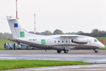 OY-NCT @ EGSH - Arriving at Norwich from Billund, Denmark. - by keithnewsome