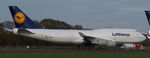 D-ABVX @ EHTW - Lufthansa Boeing 747-430 stored at Twente airport,  the Netherlands, due to Covid-19 pandemic - by Van Propeller