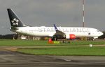 LN-RRL @ EGSH - Jarlabanke Viking parked on the Eastern Apron prior to maintenance.