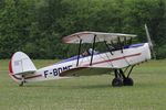 F-BDME @ LFFQ - Stampe-Vertongen SV-4A, Taxiing to parking area, La Ferté-Alais airfield (LFFQ) Air show 2016 - by Yves-Q