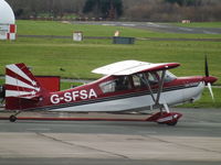 G-SFSA @ EGBJ - At Gloucestershire Airport on its first flight from Croft Farm airstrip. - by James Lloyds