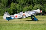 F-AZNN @ LFFQ - Yakovlev YAK-11, Taxiing, La Ferté-Alais airfield (LFFQ) Airshow 2015 - by Yves-Q